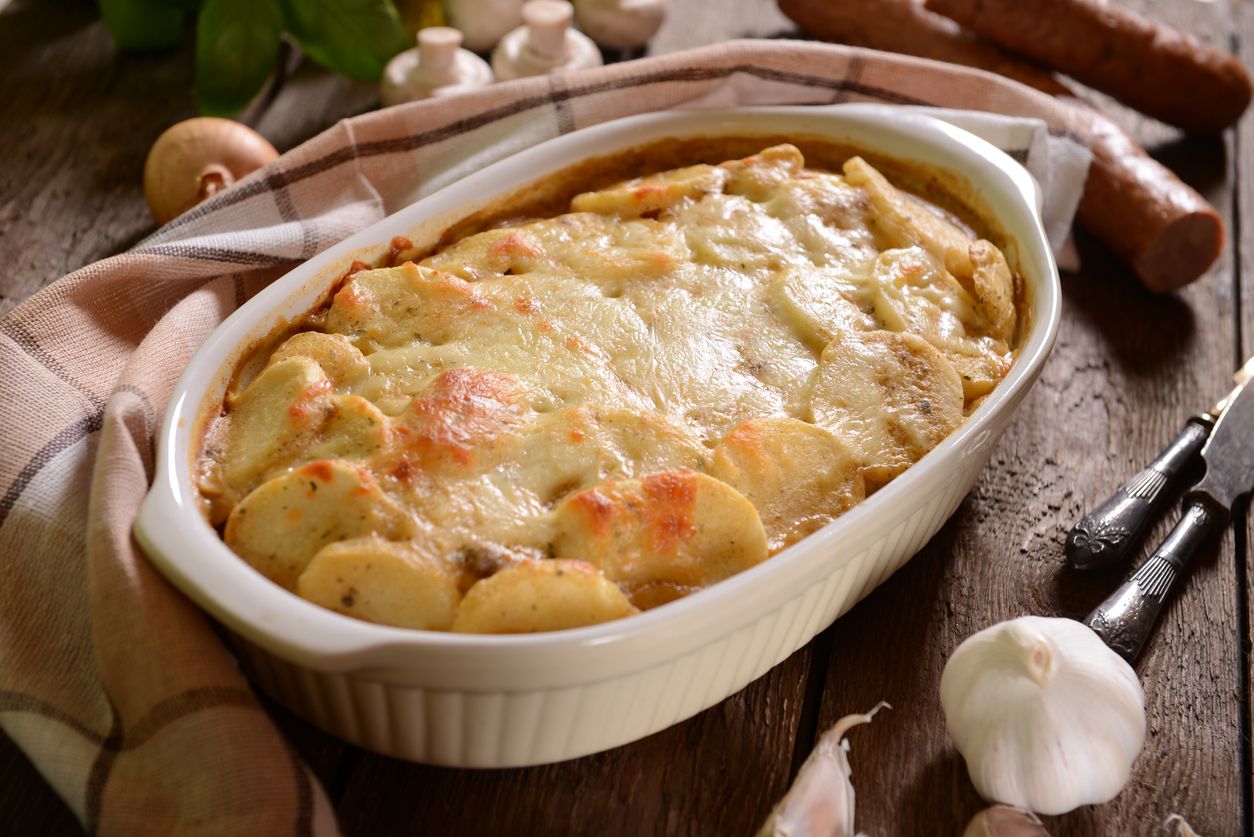 A perfect scalloped potato recipe with a hint of cannabis