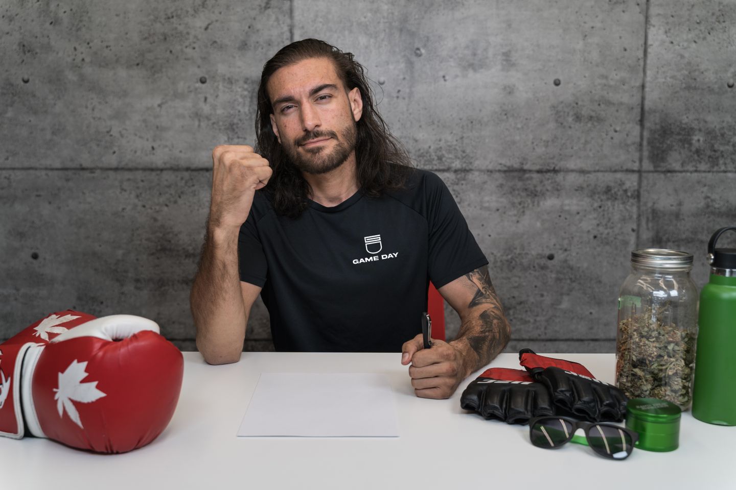 GAME DAY Secures First Round Draft Pick Elias Theodorou Cannabis Athlete and UFC Veteran