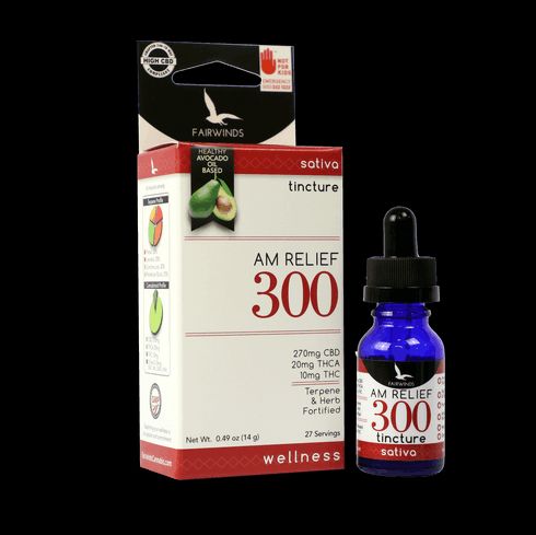 feature image AM Relief Tincture 300mg - Fairwinds