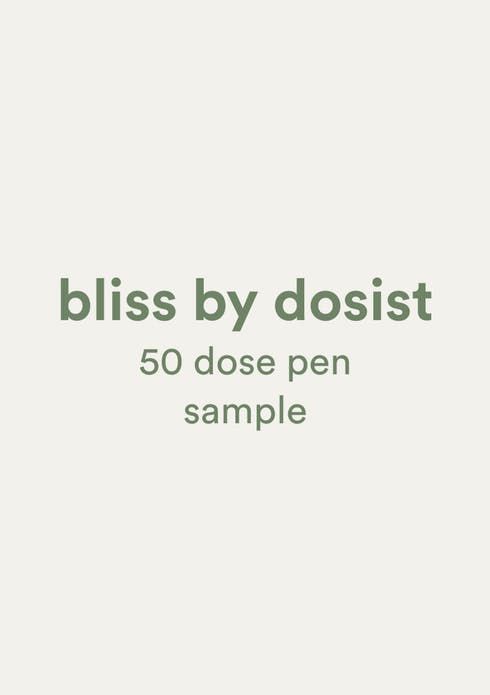 feature image bliss by dosist™ - 50 dose pen (sample)