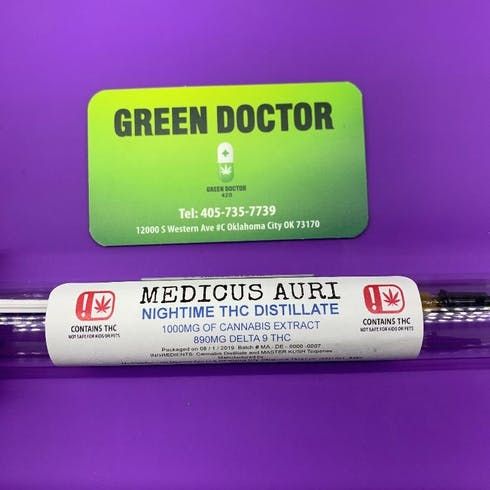feature image 1000 MG THC Medicus Auri Distillate (TAX INCLUDED)