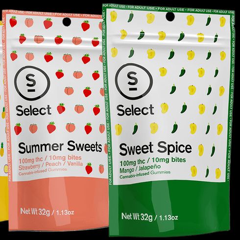 feature image  Select Bites 150mg: Sweet Spice (Mango Jalapeno)