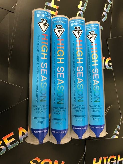 feature image Blue Gummies 1g Pre Roll