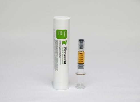 feature image Green Distillate Bulk Oil for Vaporization - 1 gram Syringe