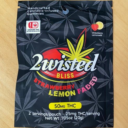 feature image 2wisted Bliss 50mg Gummies $8.58 before tax.
