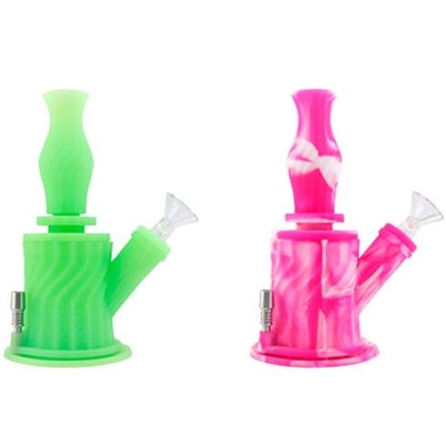 feature image 3 in 1 Silicone Water Pipe 10"